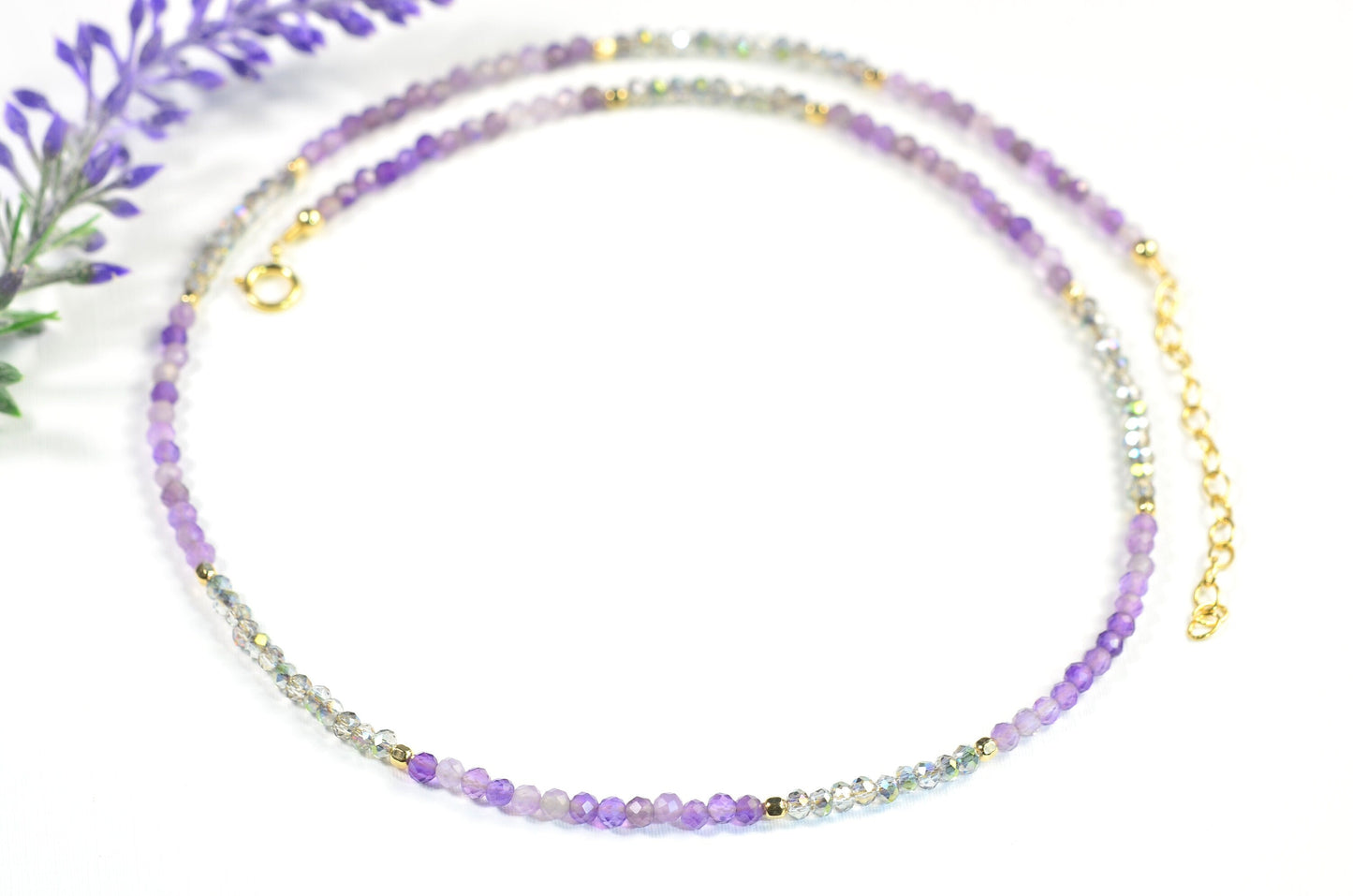 Rainbow Amethyst Necklace