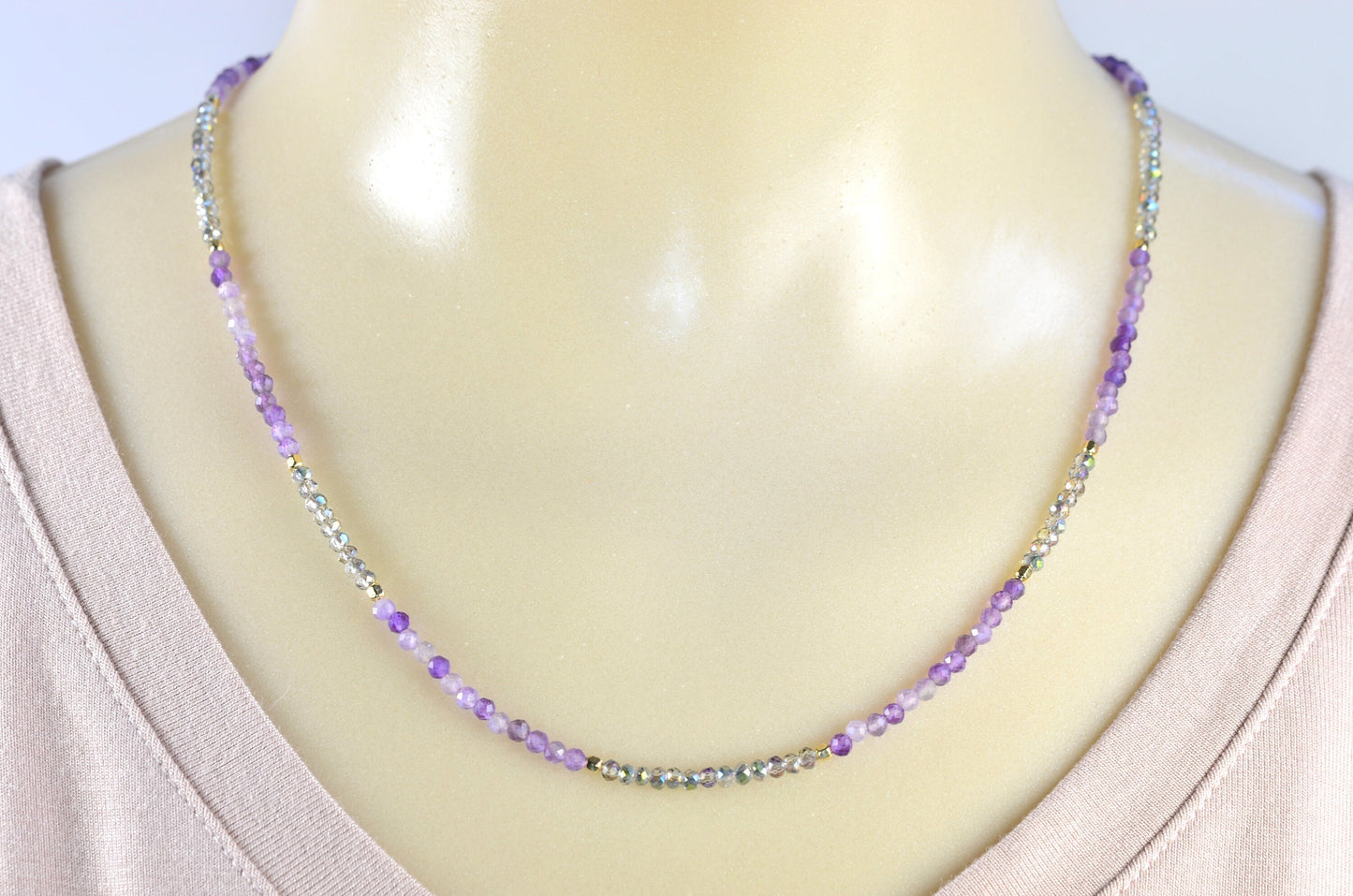Rainbow Amethyst Necklace