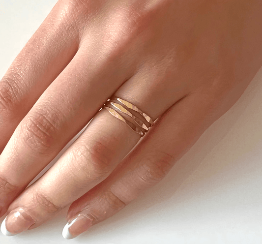 Hexagon Stacking Ring