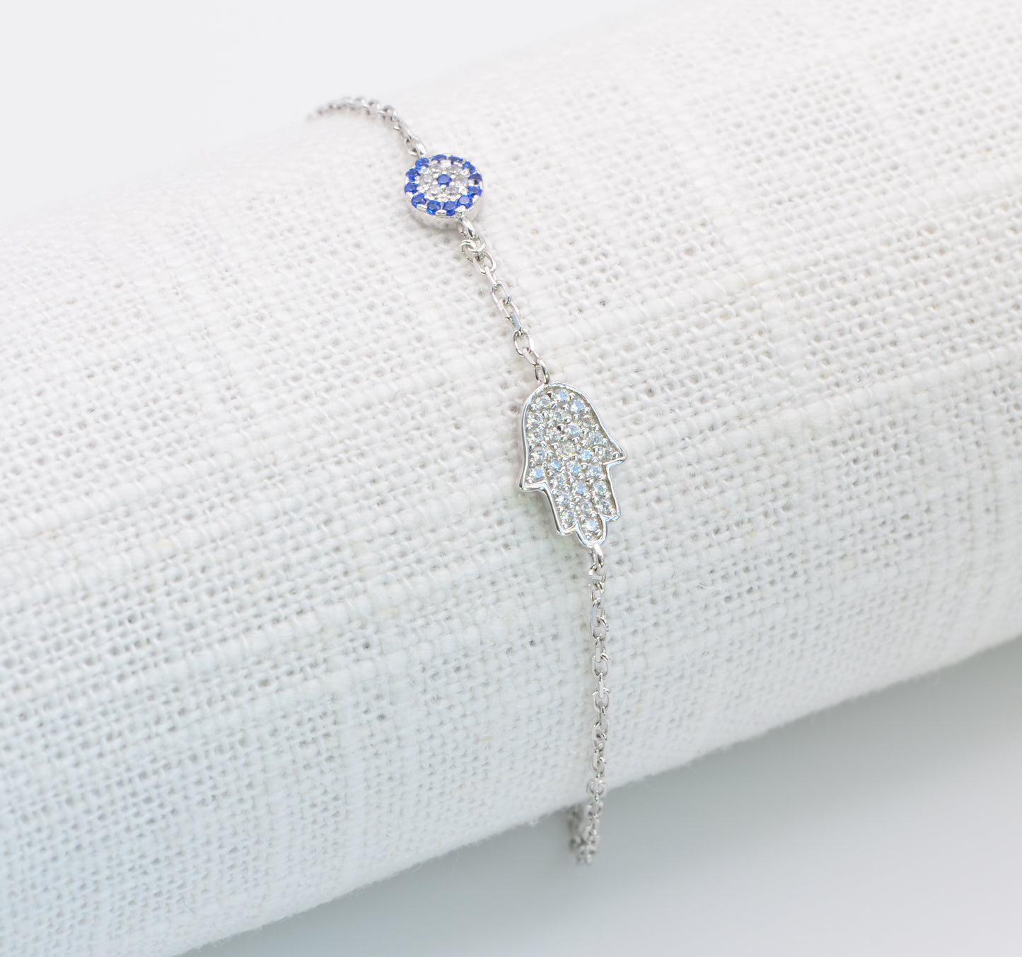 Hamsa & Evil Eye Bracelet