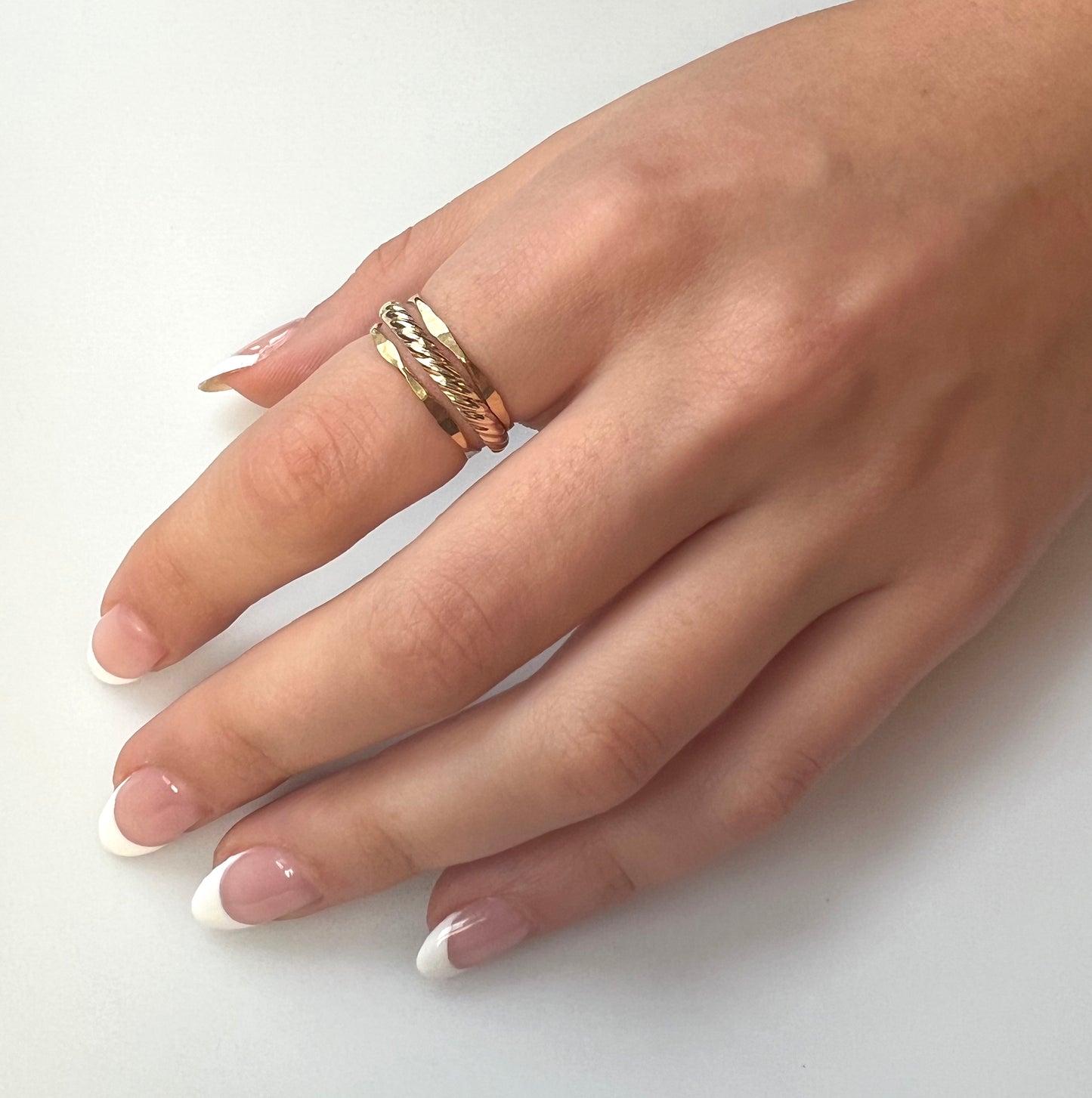 Hexagon Stacking Ring