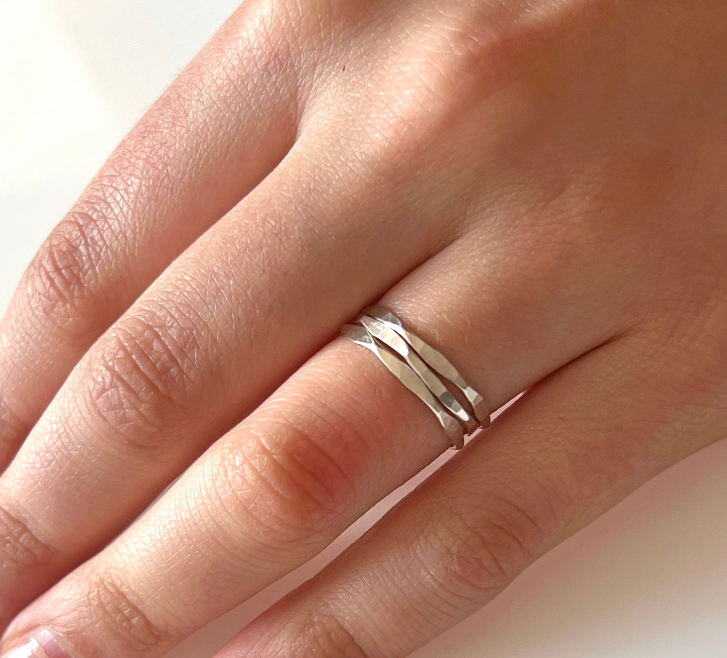 Hexagon Stacking Ring
