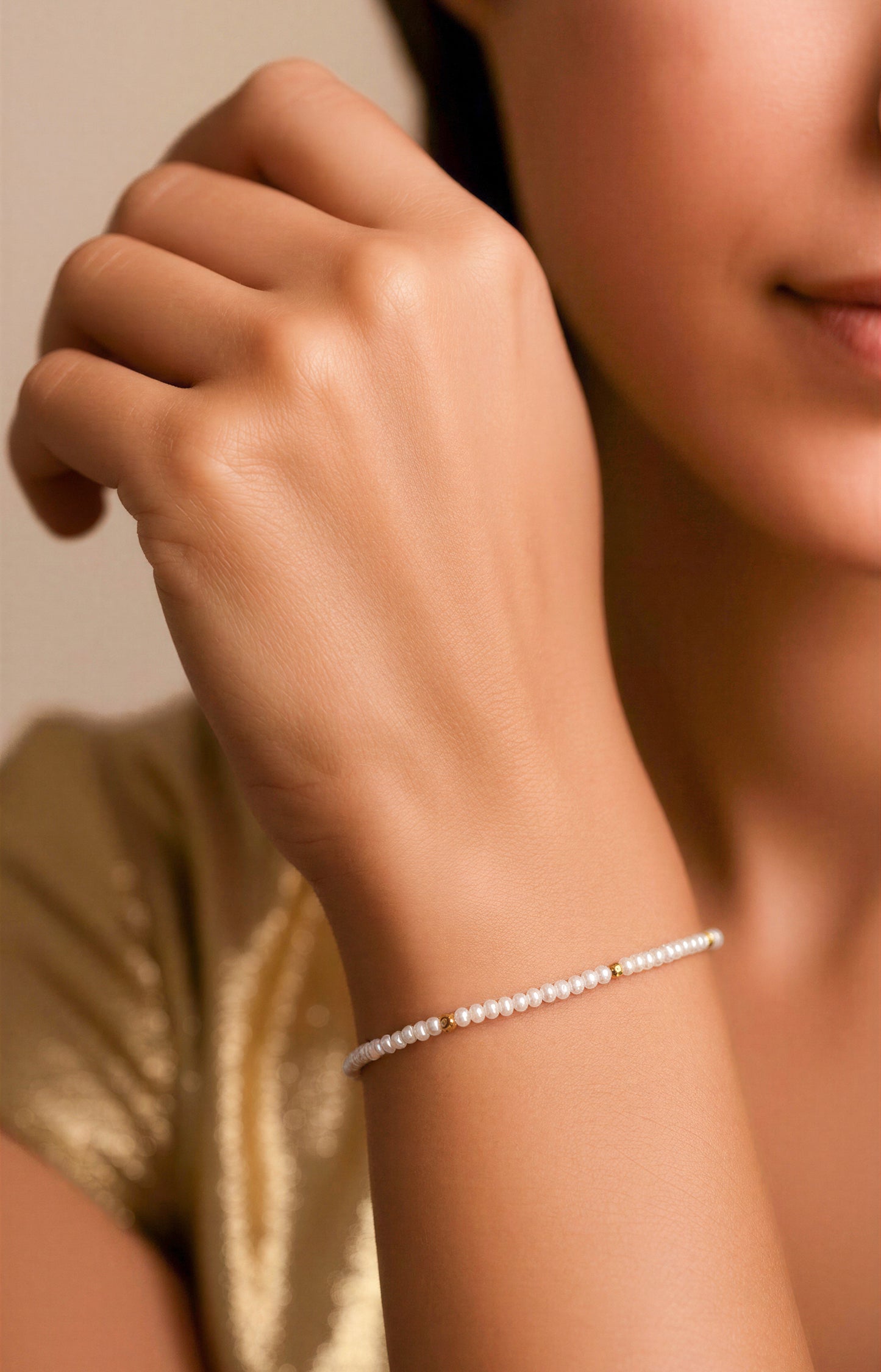 Poppy Pearl Bracelet
