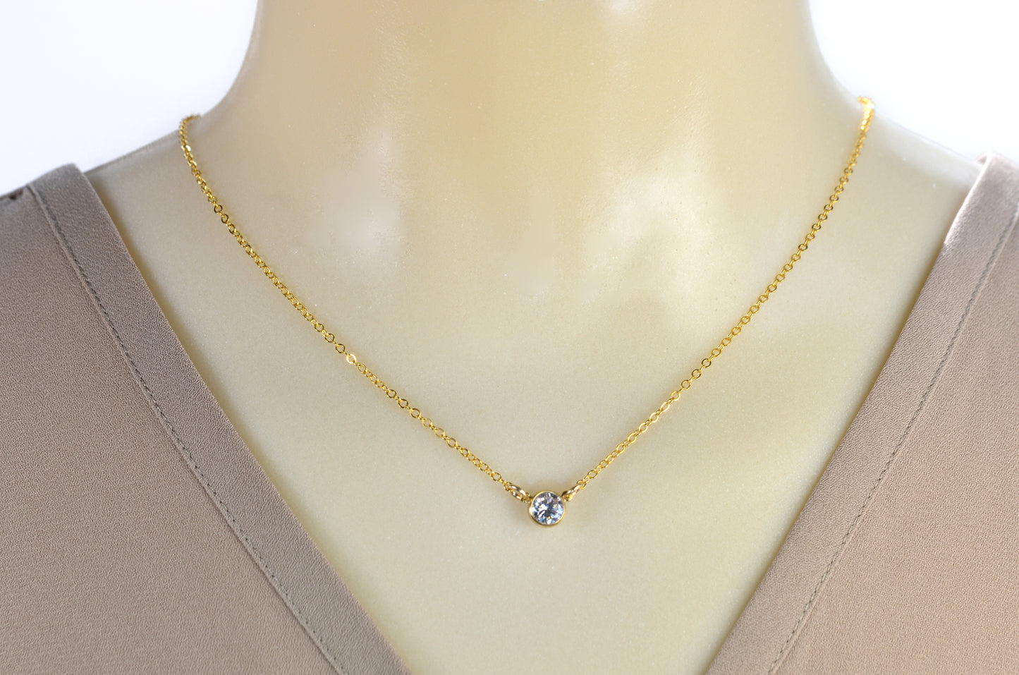 Solitaire Necklace