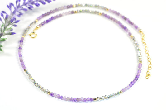 Rainbow Amethyst Necklace