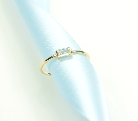 CZ Baguette Ring