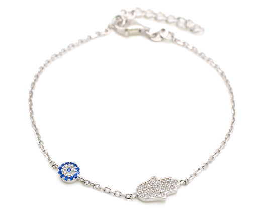 Hamsa & Evil Eye Bracelet