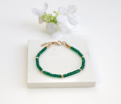 Kelly Emerald Bracelet