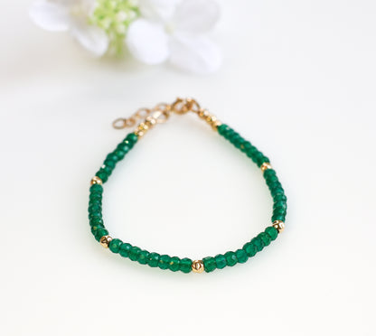 Kelly Emerald Bracelet