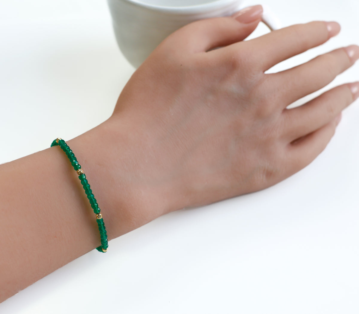 Kelly Emerald Bracelet